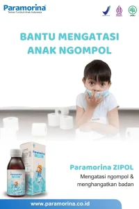 paramorina ZIPOL bantu mengatasi anak ngompol